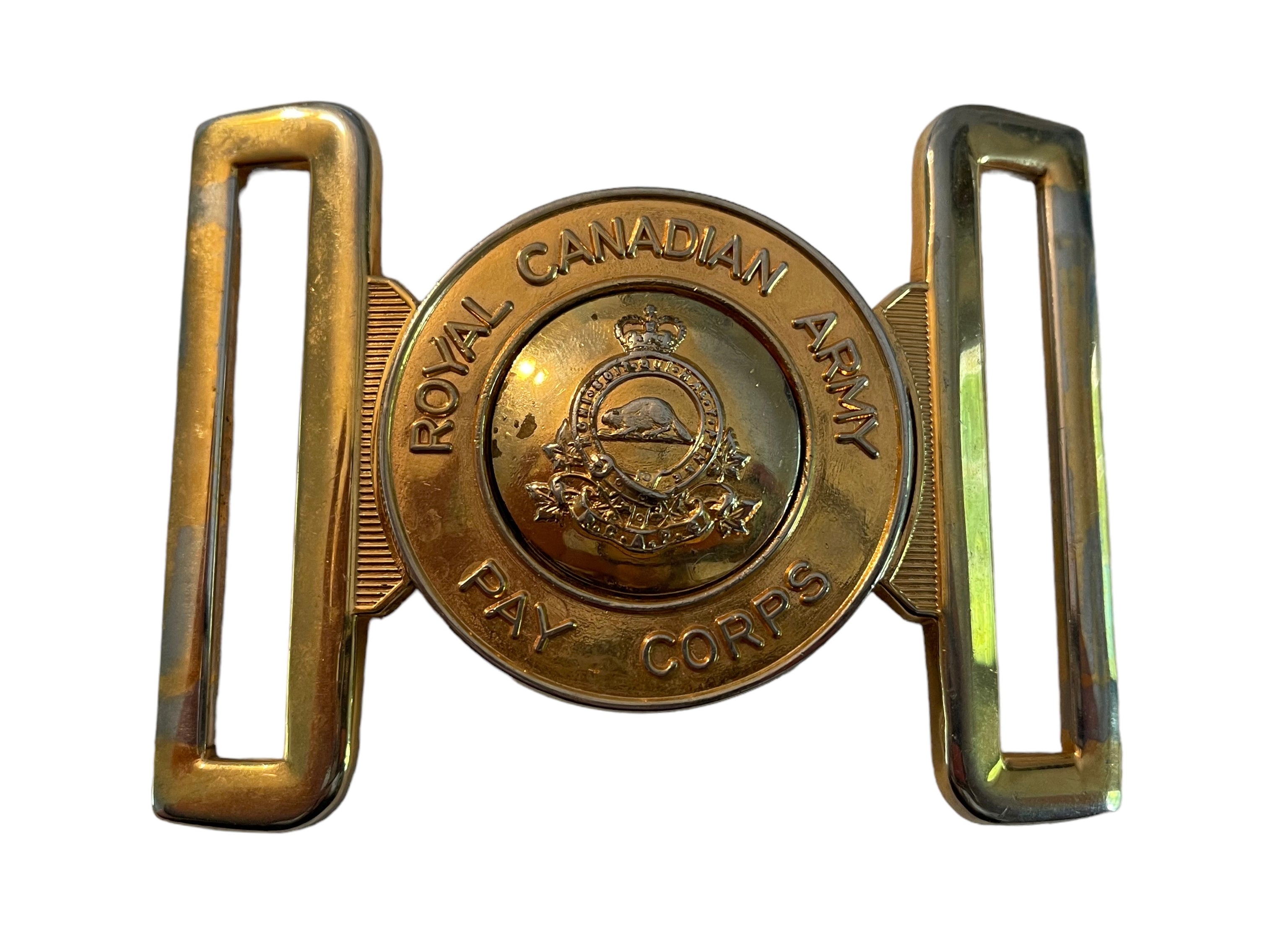 Royal Canadian Army Pay Corps Belt Buckle – Marway Militaria Inc ...