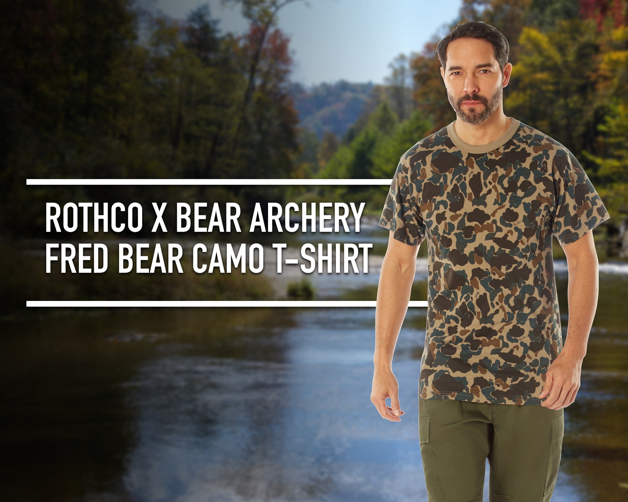 Rothco X Bear Archery Fred Bear Camo T-Shirt – Marway Militaria Inc ...