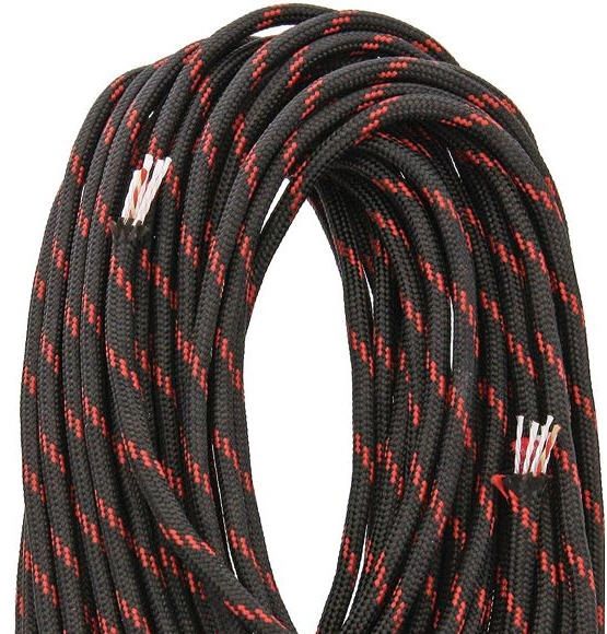 550 Fire Cord Black and Red 25' – Marway Militaria Inc & Winnipeg Army  Surplus