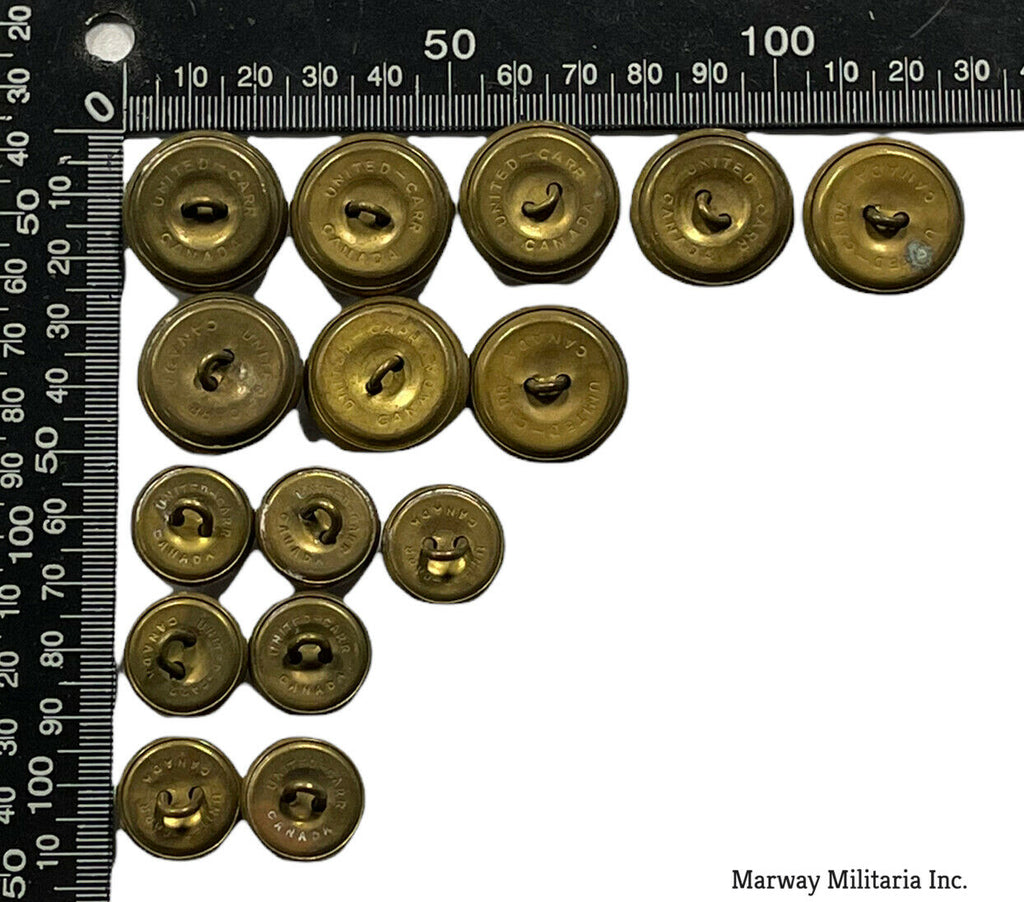 WW2era Lot of 15 Canadian General Service Uniform Buttons (Same Maker) –  Marway Militaria Inc & Winnipeg Army Surplus