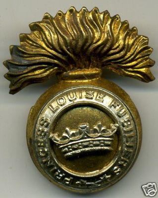 Princess Louise Fusiliers Cap Badge