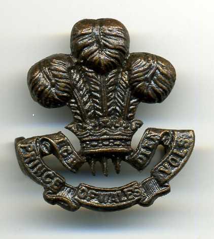 British: Prince of Wales Volunteers Collar Badge – Marway Militaria Inc ...