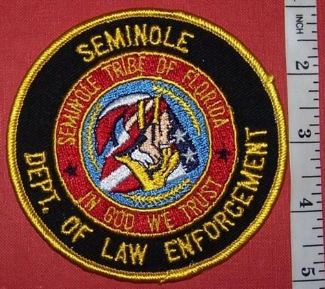 USA TRIBAL: SEMINOLE POLICE Shoulder Patch