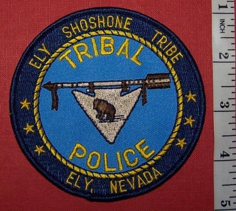 USA TRIBAL: ELY SHOSHONE TRIBE POLICE Shoulder Patch