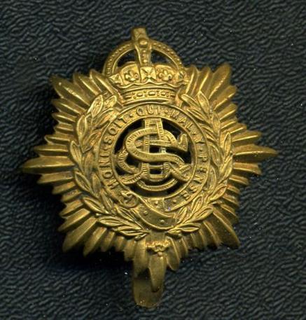 British: ASC Army Service Corps Cap Badge