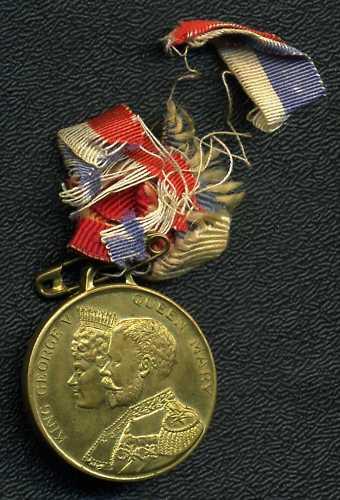 1927 Diamond Jubilee King GeoV ROWNTREE Chocolate Medal – Marway
