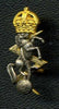 RCEME Royal Cdn Elec & Mech Eng Officer's Collar Badge