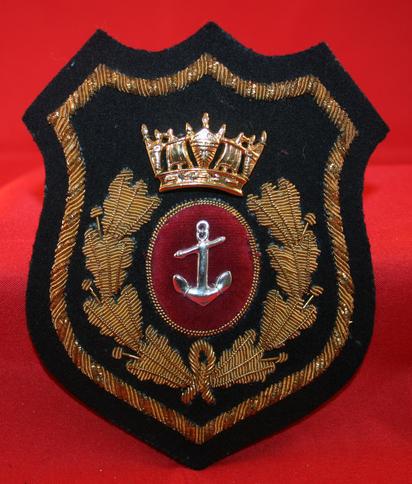 Naval Related Gold Wire Jacket Crest