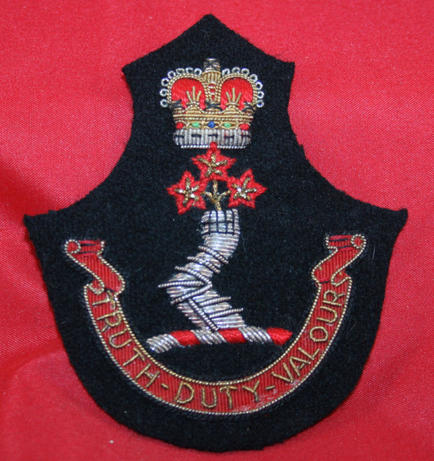 RMC, Royal Military College Blazer Badge - English