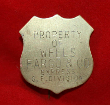 WELLS FARGO Express Shield Badge