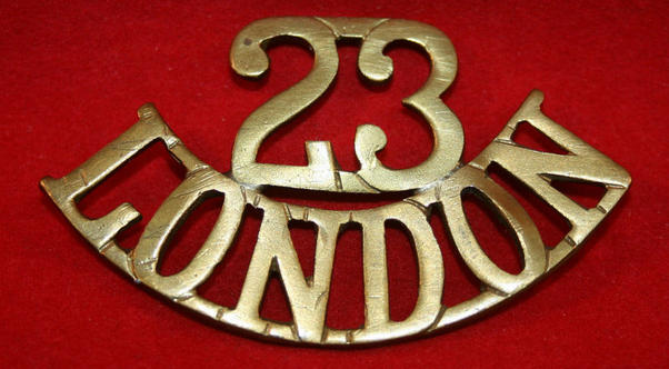 British Army: 23rd County of London Shoulder Title