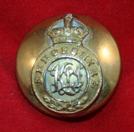 British Army: Kings Shropshire Light Inf Uniform Button