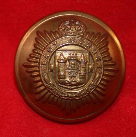 British Army: East Surrey Regiment Uniform Button