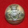 Pre WW1, Royal Artillery, Victorian Crowned Uniform Button (pre 1893)