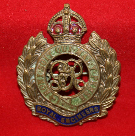 WW1 British ROYAL ENGINEERS GEO V Sweetheart Pin.