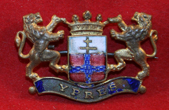 WW1 era YPRES Souvenir Pin