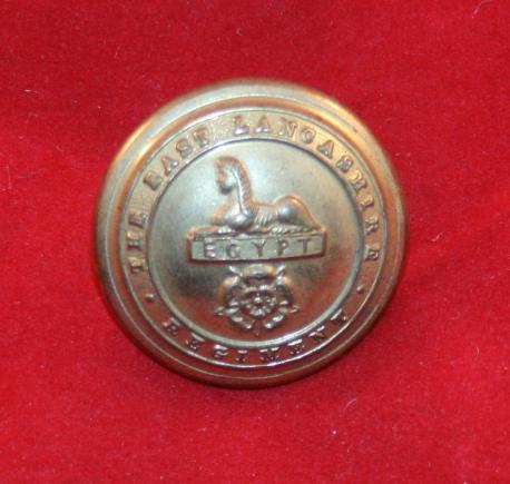 British Army: East Lancashire Regiment Uniform Button - Large Size