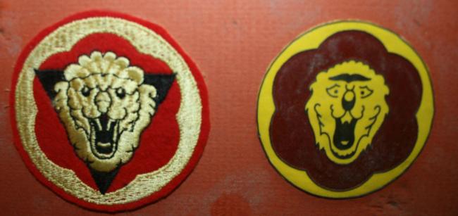 Belgium Army: 1st Armoured Corps Shoulder Patch Set of 2