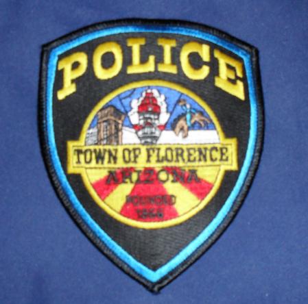 Florence Arizona Police Shoulder Patch