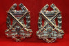 South African Special Service Corps Collar Badge Pair