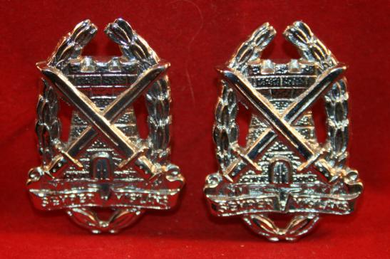 South African Special Service Corps Collar Badge Pair