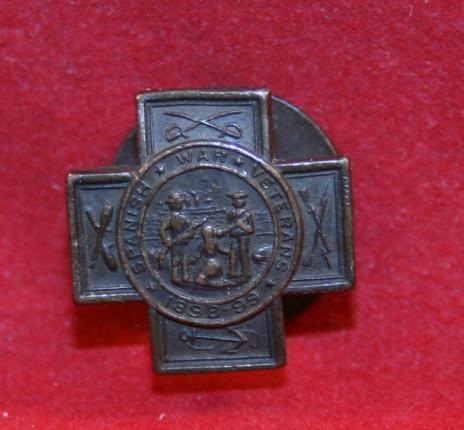 USA SPANISH WAR VETERANS Pin 1898-99