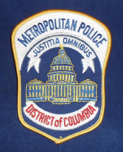 District of Columbia Police Shoulder Patch: Metropolitan Police