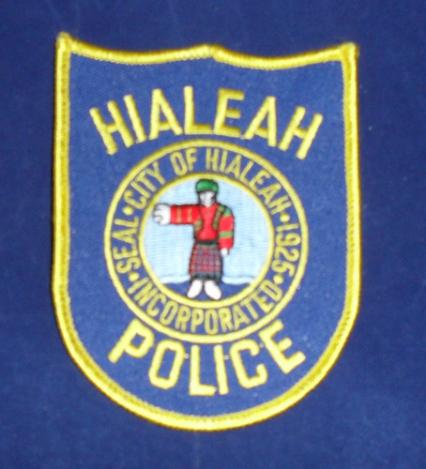 Hialeah, Florida Police Shoulder Patch