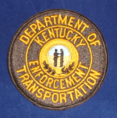 Kentucky Police Shoulder Patch: Dept. of Transportation Enforcement