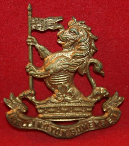 British Army: Wellington & Somerset Cap Badge - UK Officers Trainin ...