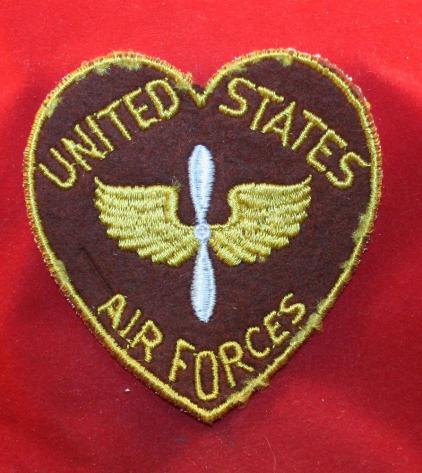 USAAF Heart Shaped Flight Suit / Jacket Patch