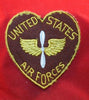 USAAF Heart Shaped Flight Suit / Jacket Patch