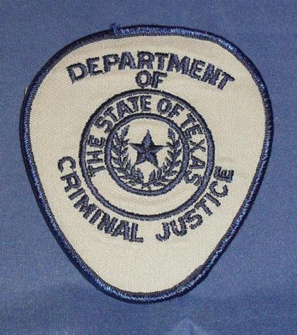 Texas Department of Criminal Justice Police Shoulder Patch