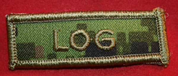 Canadian Army Cadpat Shoulder Title Tab: LOG, Logistics