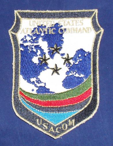 American United States Atlantic Command USACOM Patch