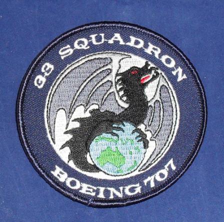 Air Force 33 Squadron Boeing 707 Patch