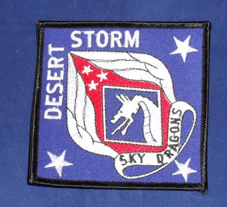 American Desert Storn Sky Dragons Patch