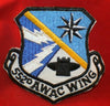 USAF: 552nd AWAC Wing Cloth Shoulder Patch / Flash