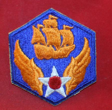 USAF: 6th Air Force Cloth Shoulder Patch / Flash