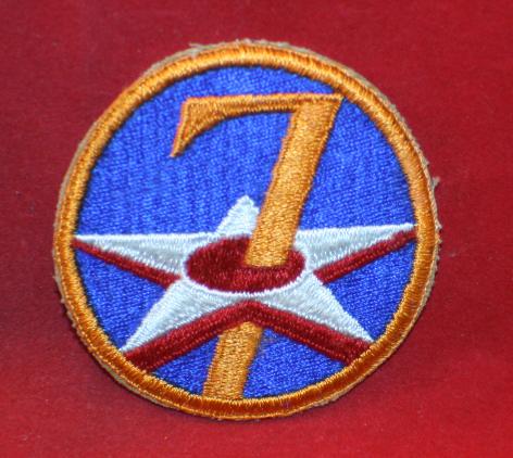 USAF: 7th Air Force Cloth Shoulder Patch / Flash