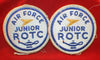 USAF: Air Force Junior ROTC Cloth Shoulder Patch / Flash - lot of 2