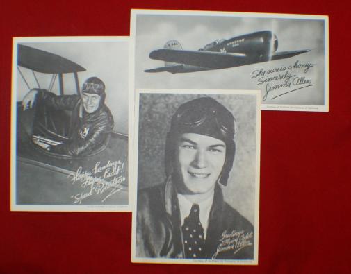 Jimmie ALLEN Flying Club 1934 Membership Package. RICHFIELD OIL Com ...