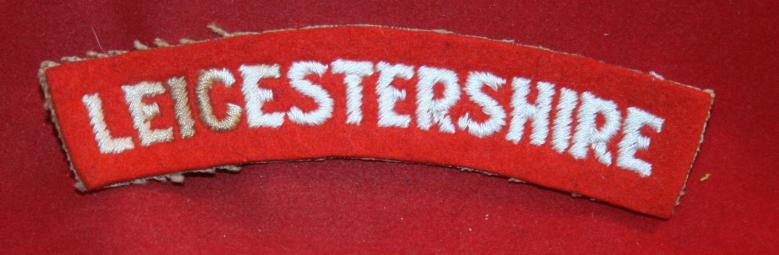 British Army, Leicestershire Regiment Shoulder Flash / Patch – Marway ...