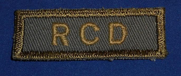 Canadian: RCD Royal Canadian Dragoons Cloth Combat Tab