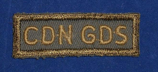 Canadian: DCN GDS Canadian Guards Cloth Combat Tab