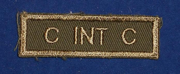 Canadian: C INT C Canadian Intelligence Corps Cloth Combat Tab