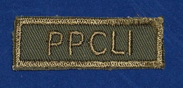 Canadian: PPCLI Princess Patricias Canadian Light Infantry Cloth Combat Tab