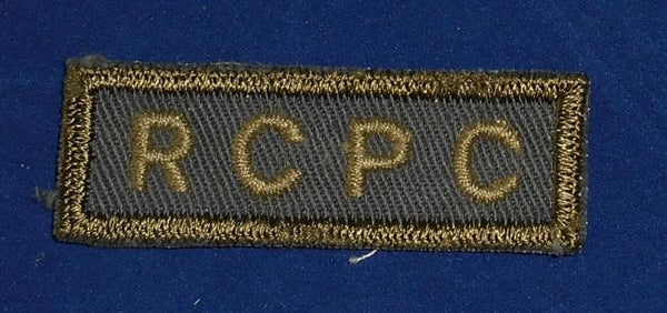 Canadian: RCPC Royal Canadian Postal Corps Cloth Combat Tab