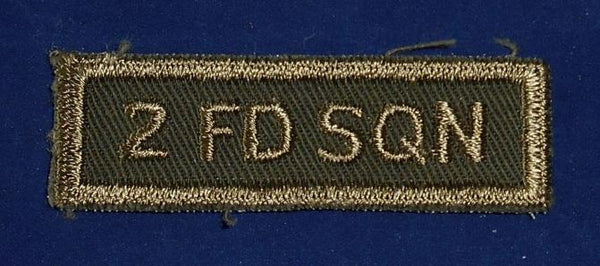 Canadian: 2 FD SQN 2nd Field Engineer Squadron Cloth Combat Tab