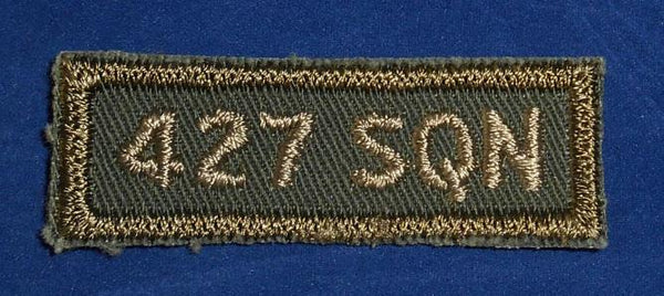 Canadian: 427 SQN 427 Tactical Helicopter Squadron Cloth Combat Tab